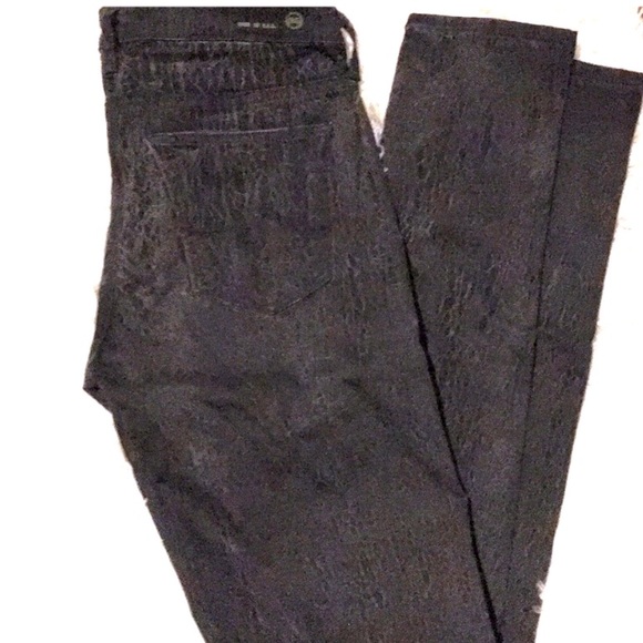 Ag Adriano Goldschmied Pants - Adriano Goldschmied. Black print skinny.
